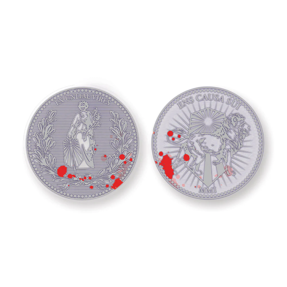 John Wick Translucent Blood Splatter Coin - Image 2