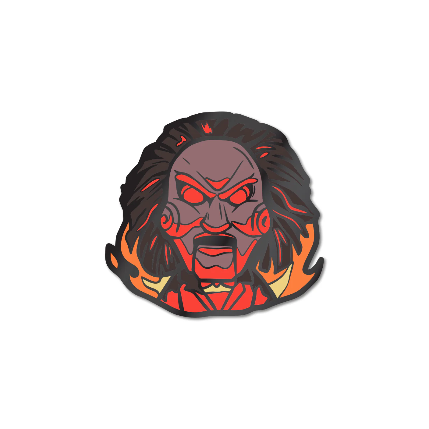 SAW 20th Anniversary Angry Billy Enamel Pin - Image 2
