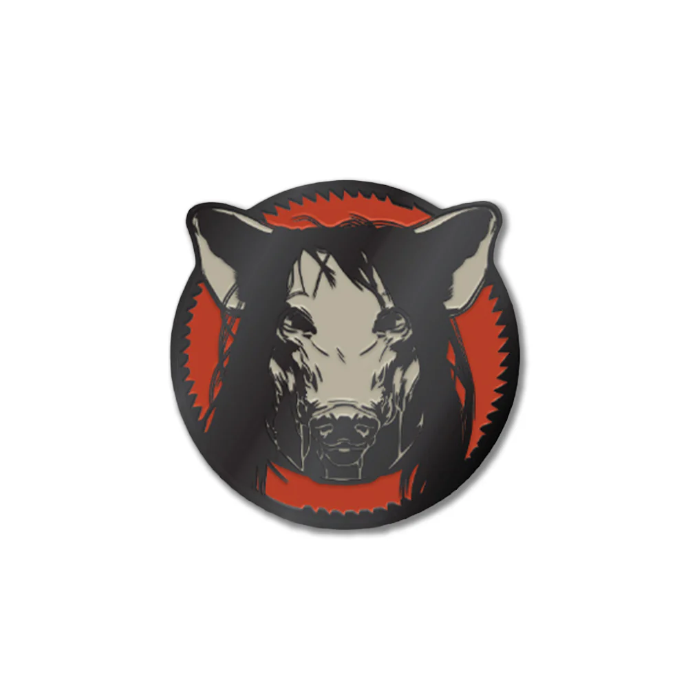 SAW Pig Mask Enamel Pin - Image 2